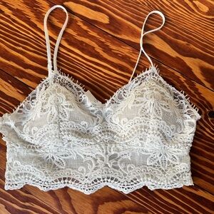 Love Tree Crochet White Bralette
